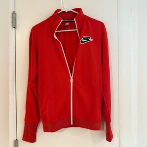 Nike Women's Bold Red Bomber Jacket
